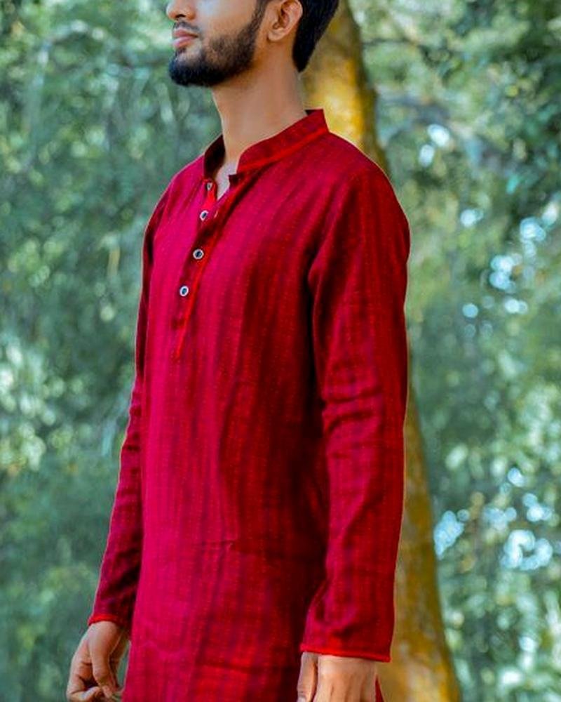 Festive Red Panjabi