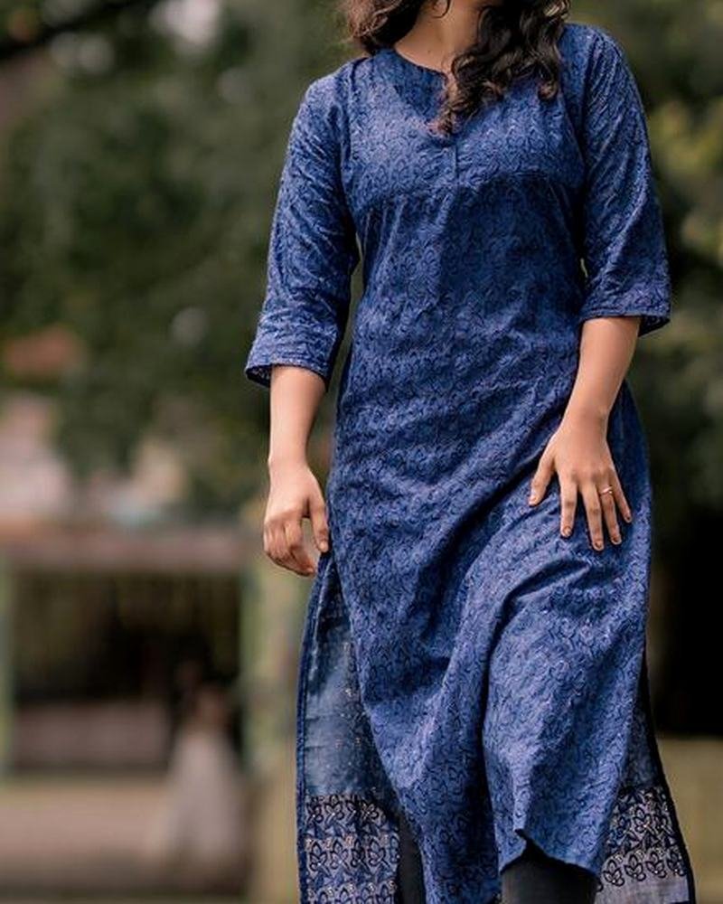 Linen Long Kurti