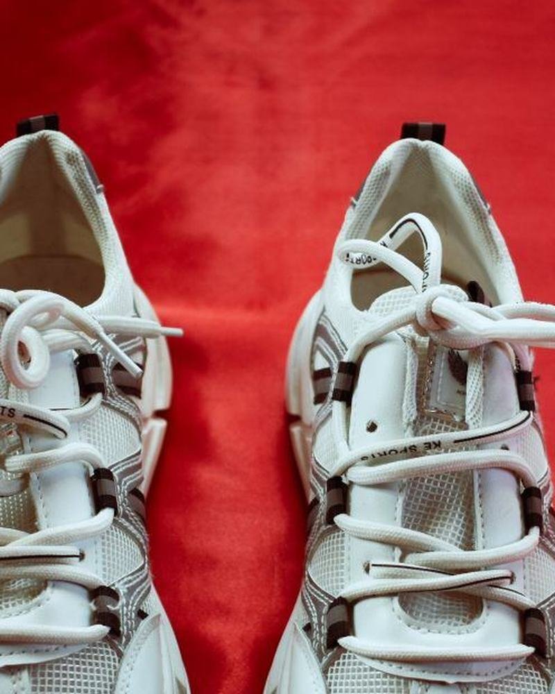 White Chunky Sneakers