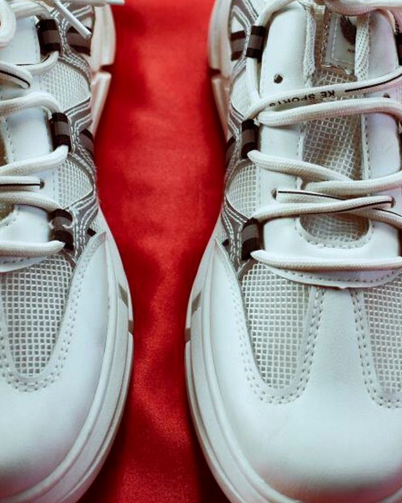 White Chunky Sneakers