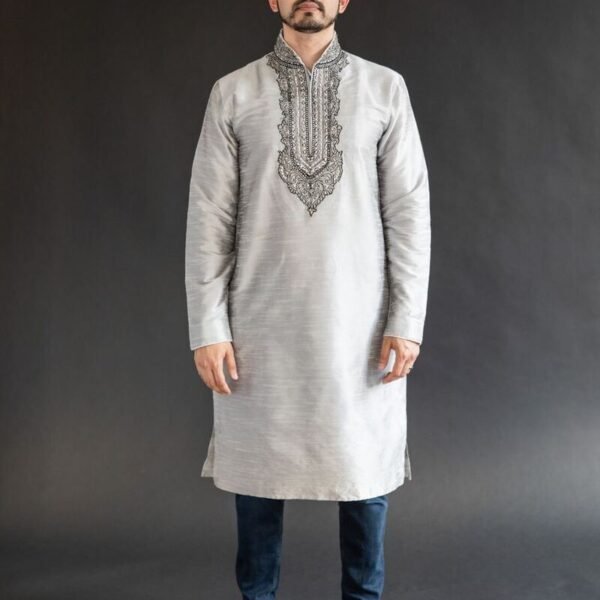 Embroidered Cotton Panjabi