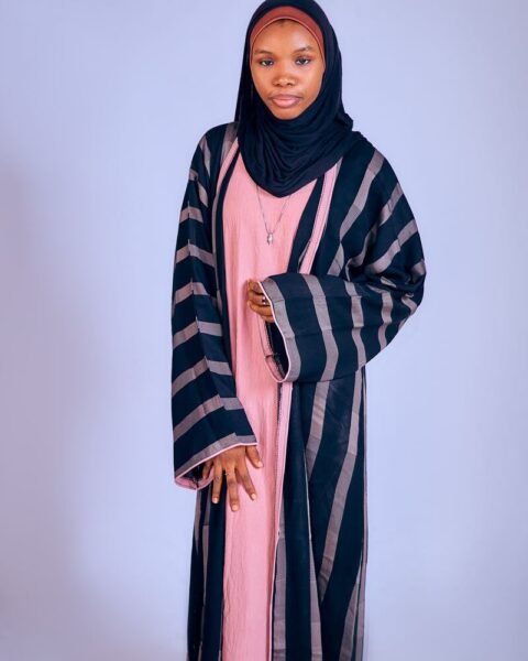 Premium Striped Abaya